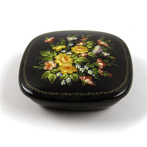 littletink in small box painted metal|Small Metal Trinket Box .